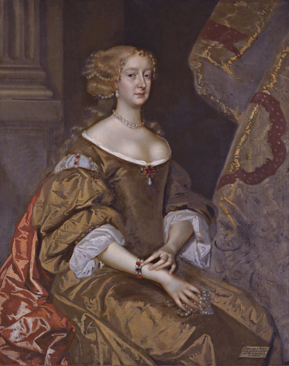 Diana, hrabina Ailsbury (ok. 1631-1689) autorstwa Henri Gascar