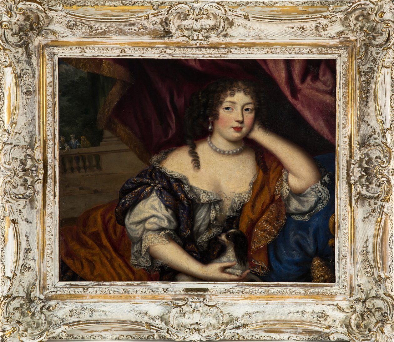 Portret Louise Renée de Penancoët de Kérouaille, księżnej Portsmouth 1649-1734 autorstwa Henri Gascar