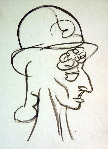 Modny kapelusz autorstwa Henri Gaudier Brzeska