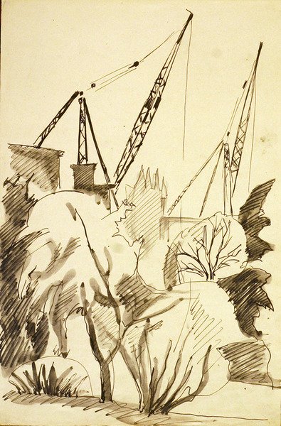 Rekonstrukcja, Londyn autorstwa Henri Gaudier Brzeska
