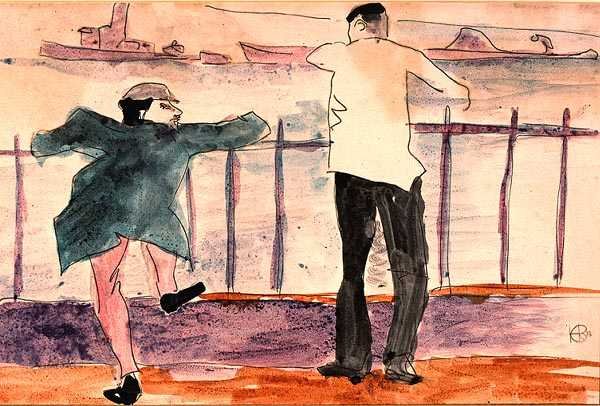 Front Morza autorstwa Henri Gaudier Brzeska
