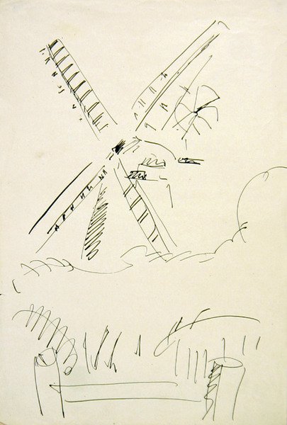 Wiatrak autorstwa Henri Gaudier-Brzeska
