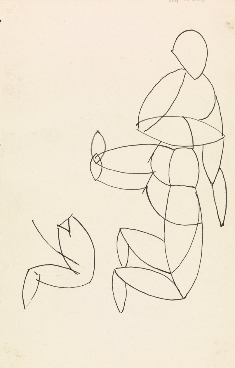 Studium rysunku autorstwa Henri Gaudier Brzeska
