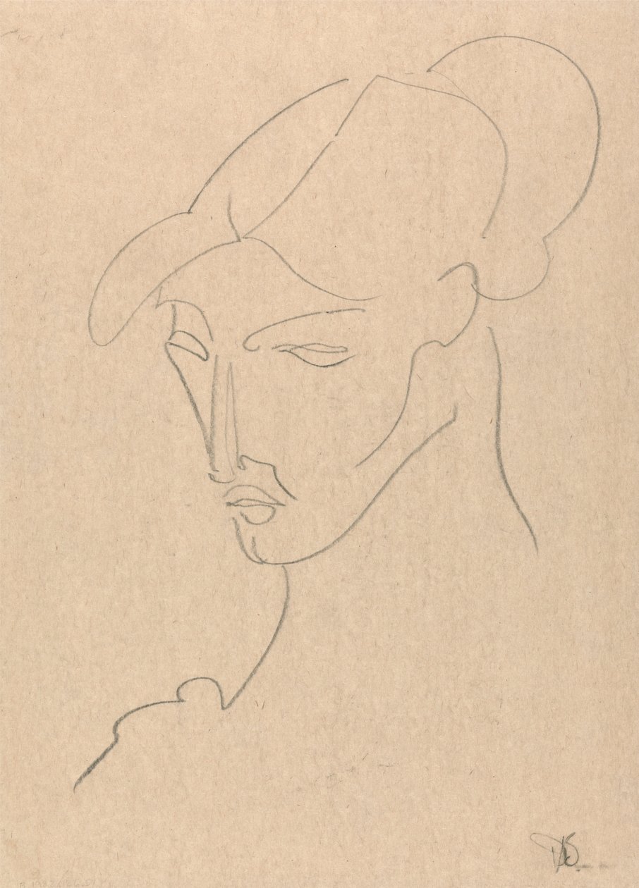 Portret kobiety autorstwa Henri Gaudier Brzeska