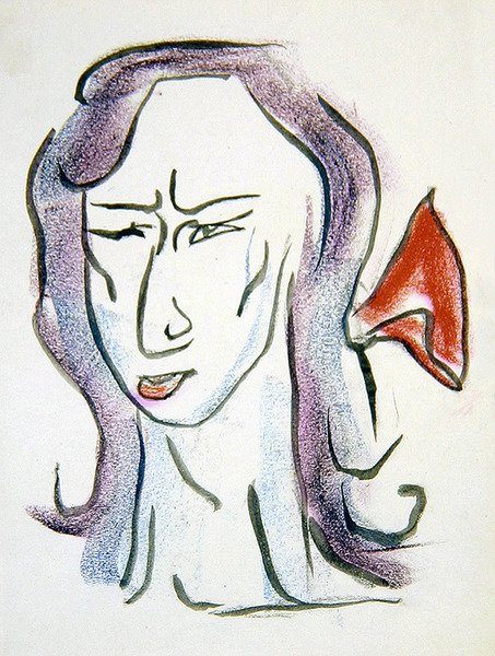 Hrabina Oksfordu i Asquith autorstwa Henri Gaudier Brzeska