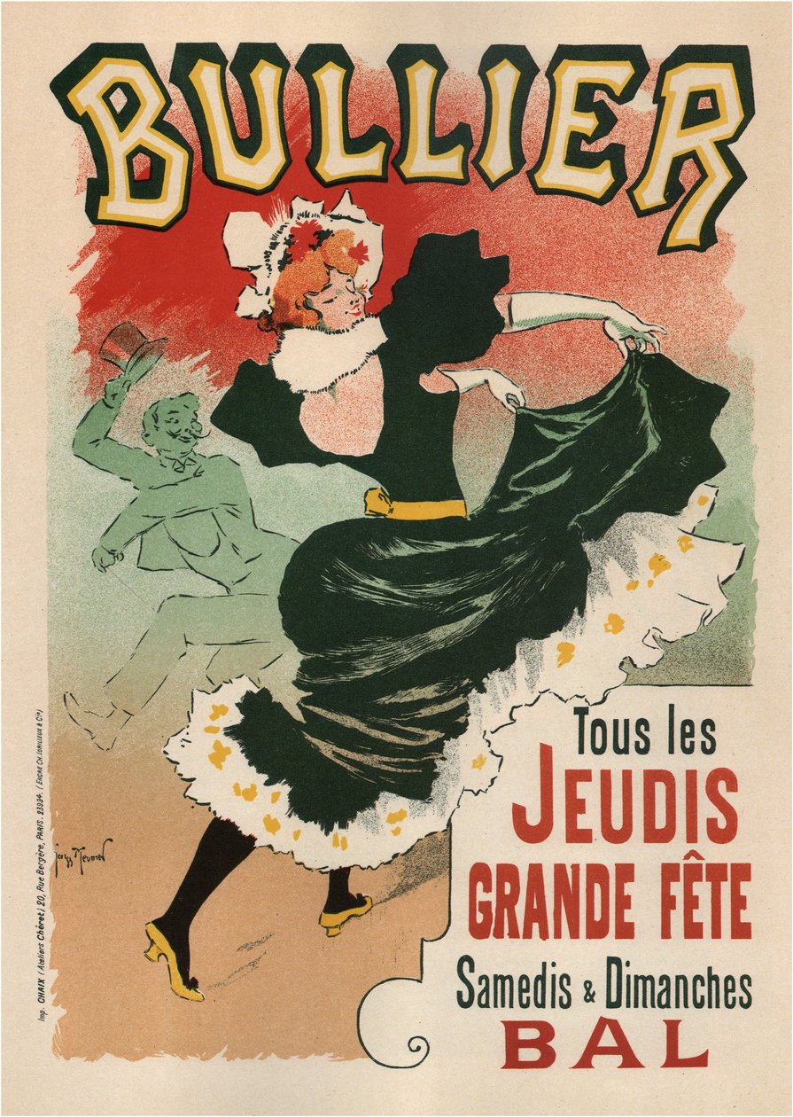 Bullier, 1894 autorstwa Henri Georges Meunier