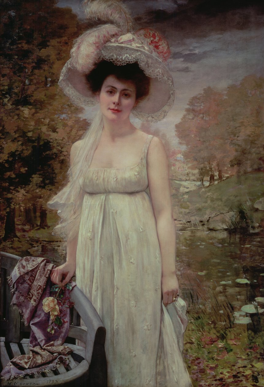 Portret Madame Gervex, 1899 autorstwa Henri Gervex