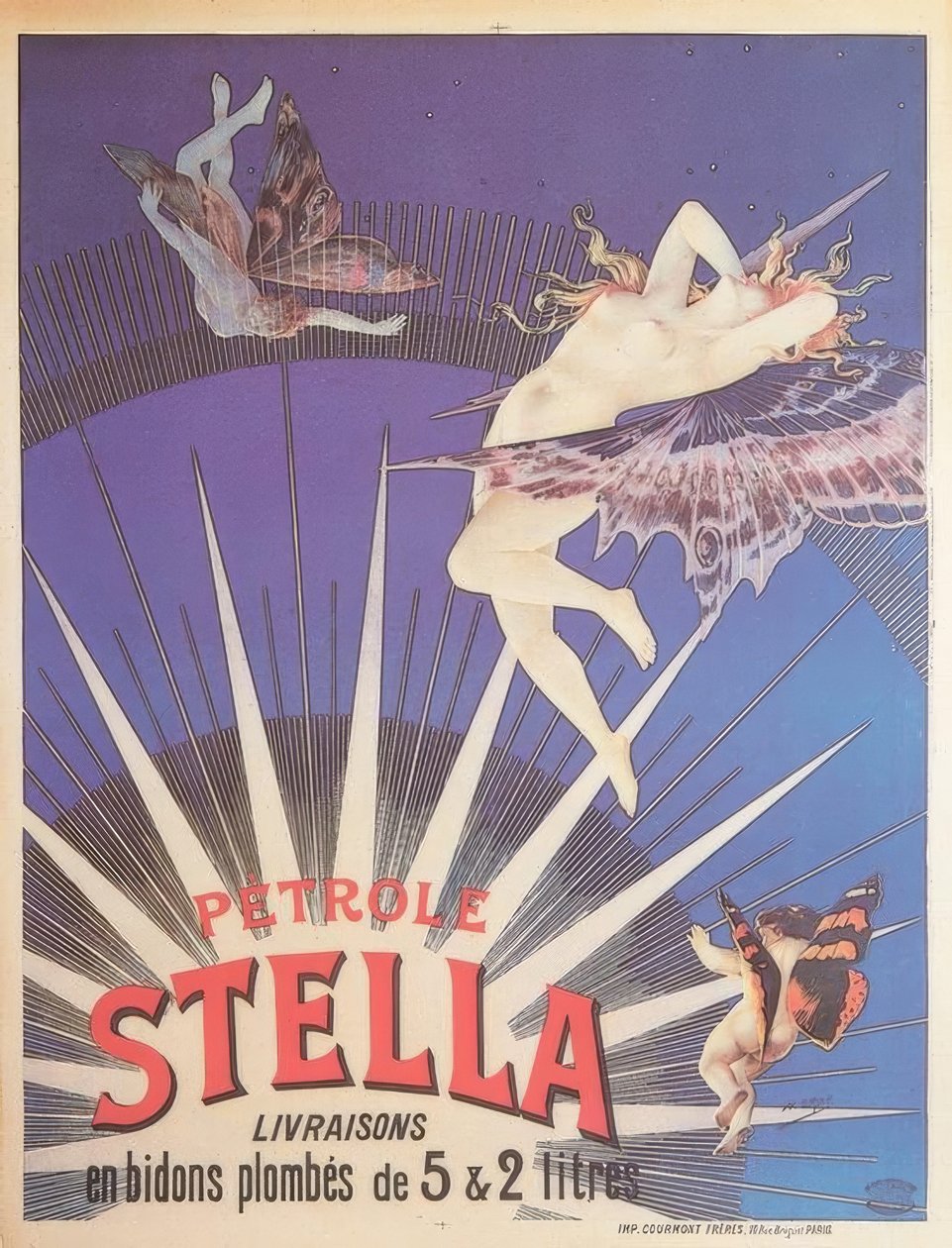 Stella Petroleum / Plakat 1897 autorstwa Henri Gray