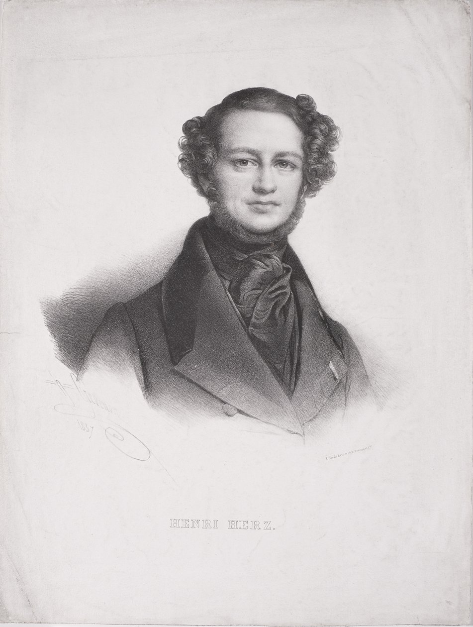 Henri Herz (1803-88) autorstwa Henri Grevedon