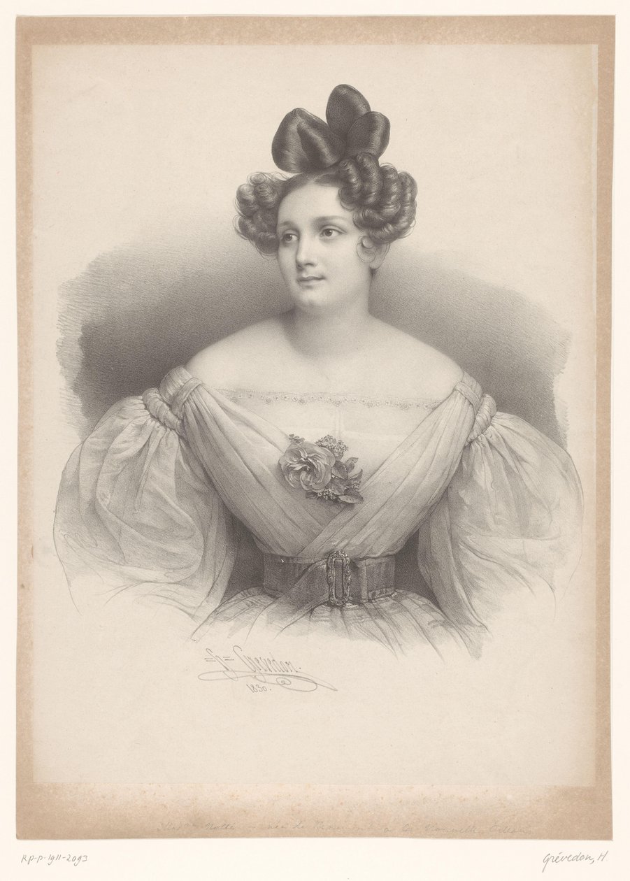 Jest portret Madame Nolte autorstwa Henri Grevedon