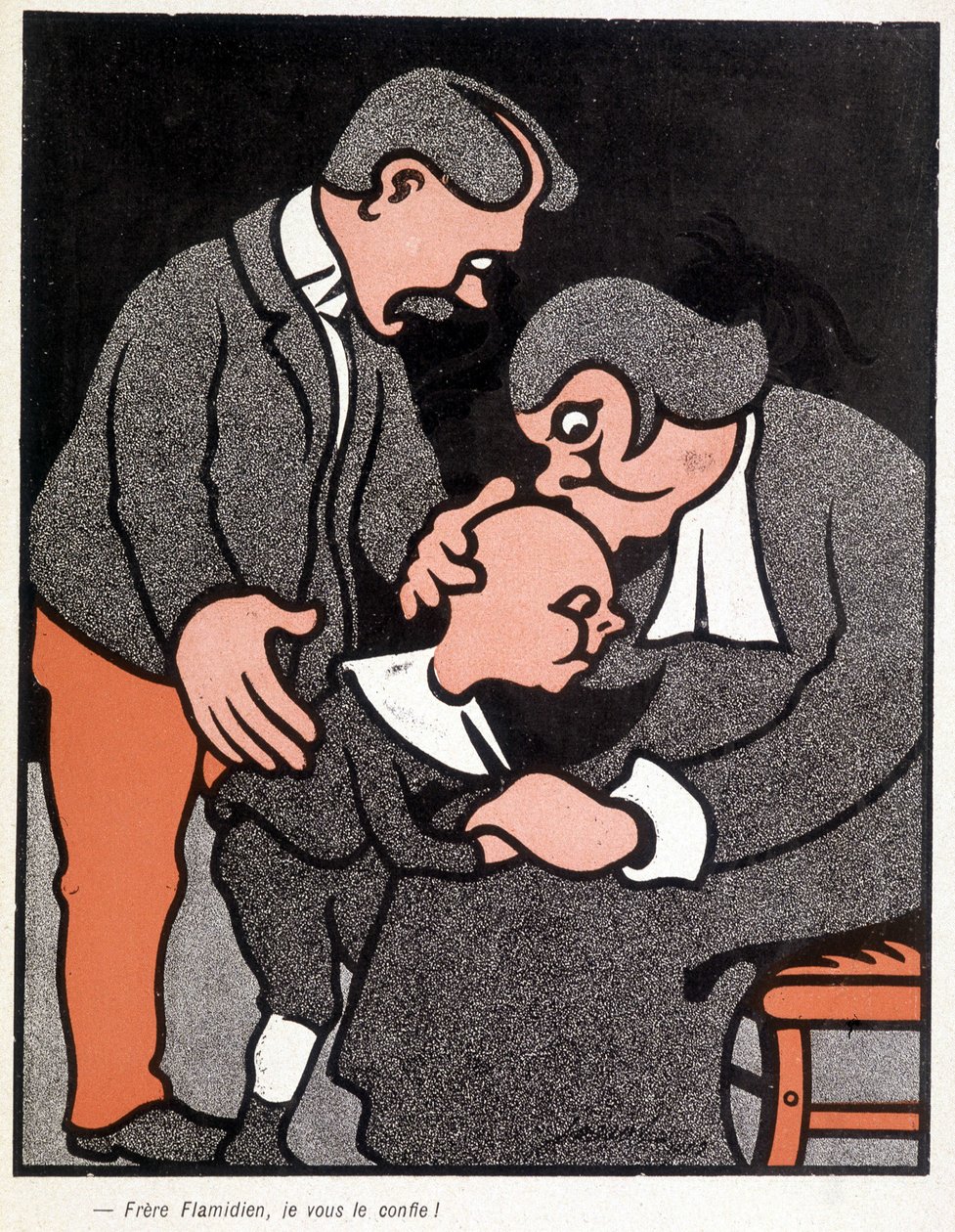 Frère Flamidien, je vous le confie - Henri Gustave Jossot (1866-1951), w "L