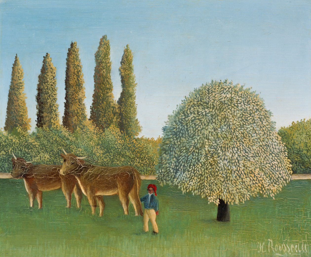 Łąka (Pastwisko) autorstwa Henri Rousseau