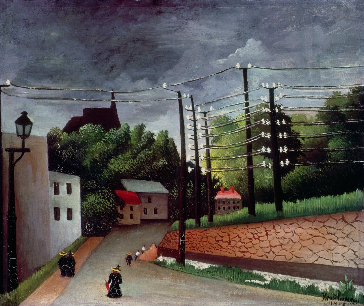 Widok na Malakoff, Hauts de Seine autorstwa Henri J.F. Rousseau