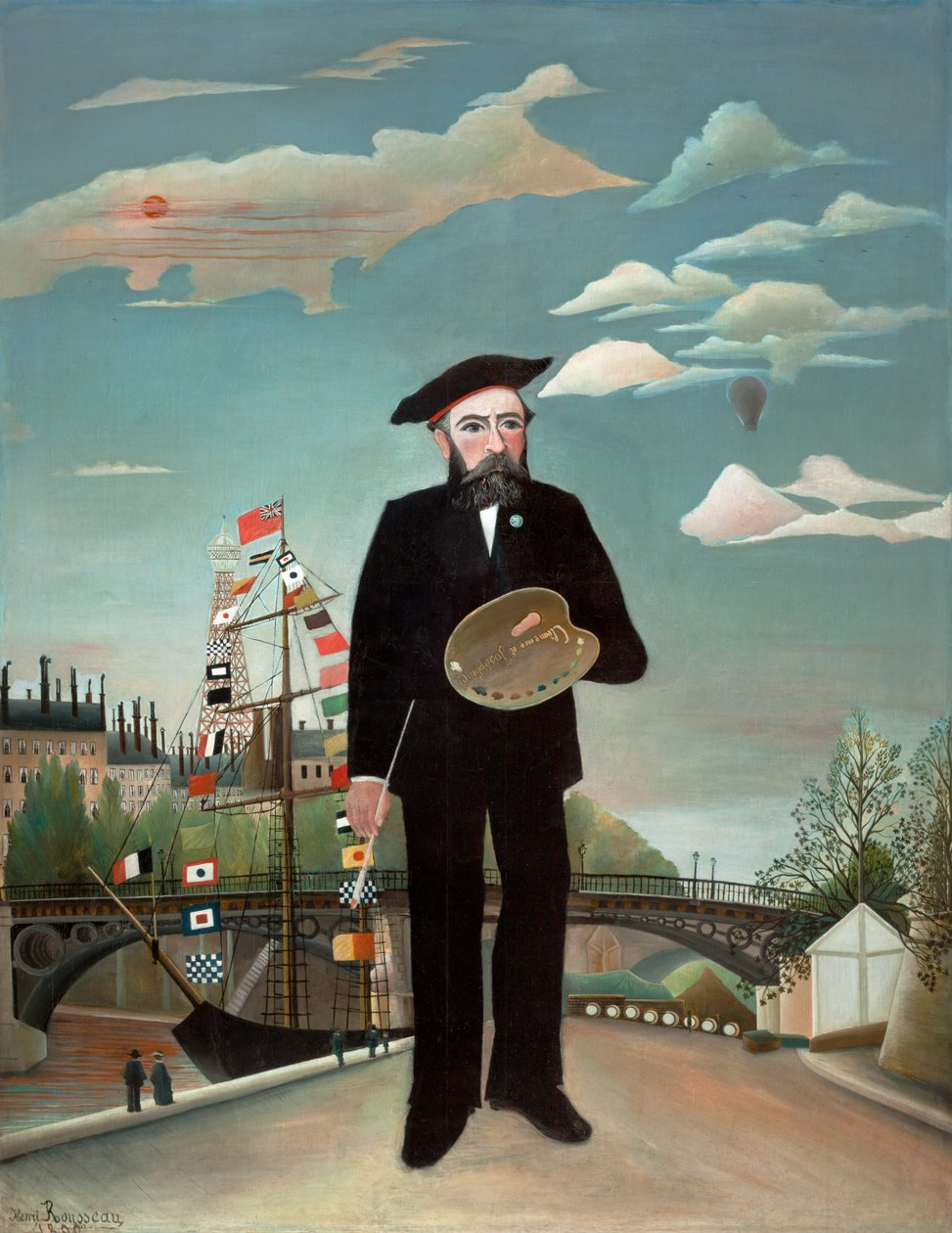 Ja: Portret-Krajobraz, 1890 autorstwa Henri J.F. 1844 1910 Rousseau