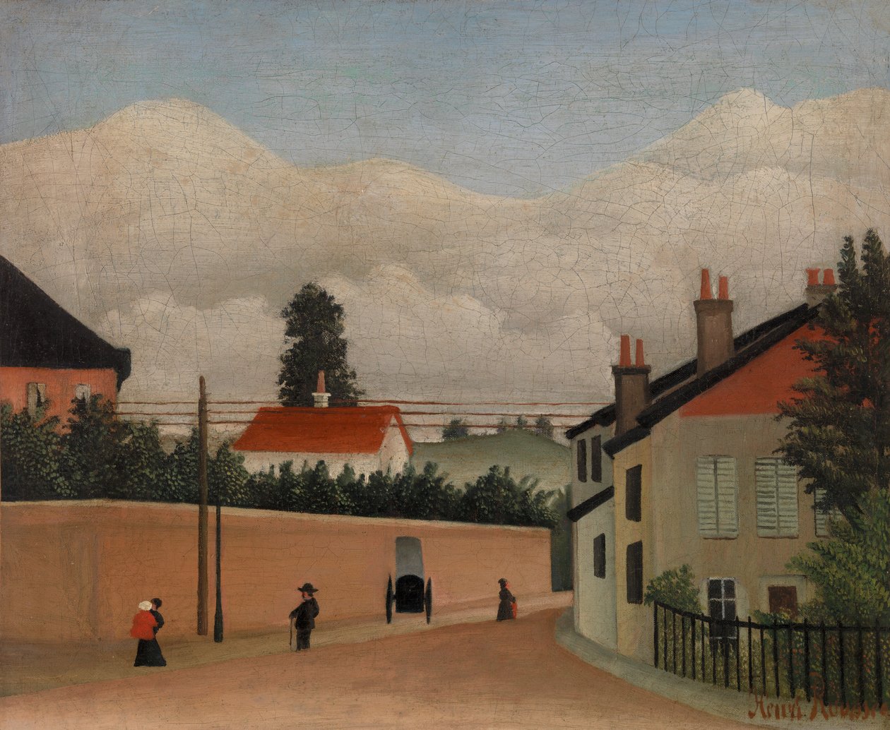 Scena uliczna autorstwa Henri J.F. 1844 1910 Rousseau