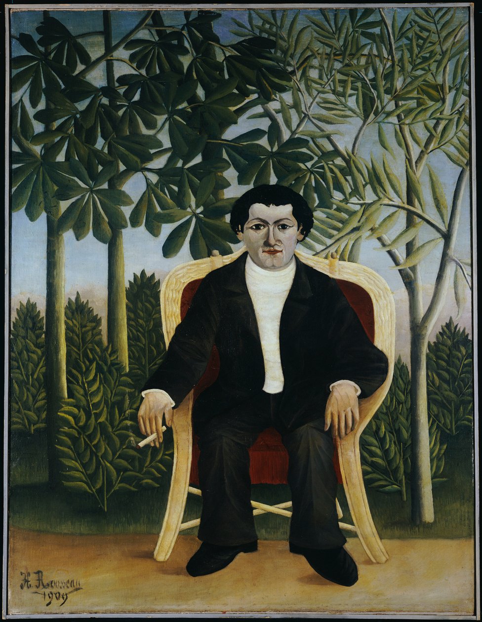 Portret Józefa Brummera, 1909 autorstwa Henri J.F. Rousseau
