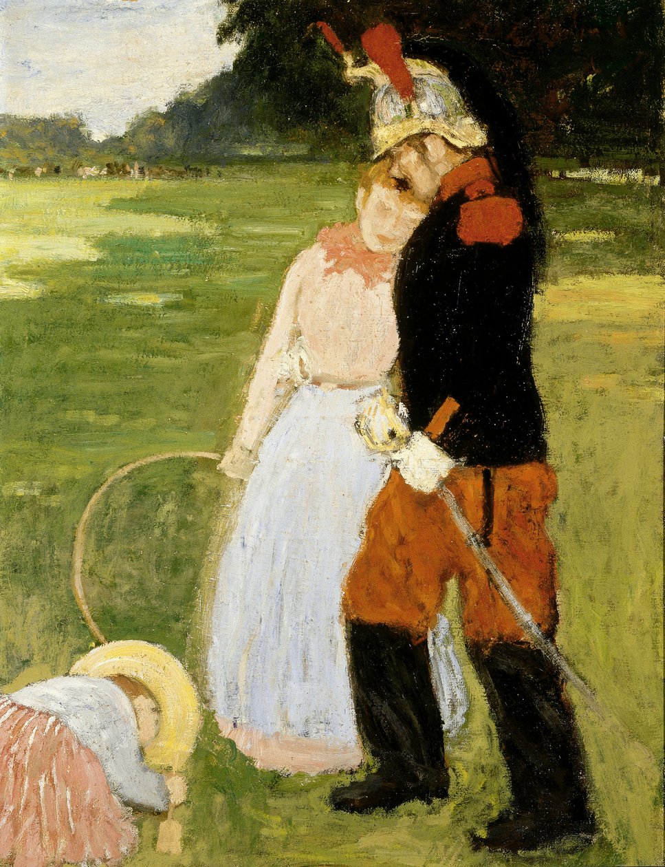 Niedziela w Lasku Bulońskim autorstwa Henri Jacques Edouard Evenepoel