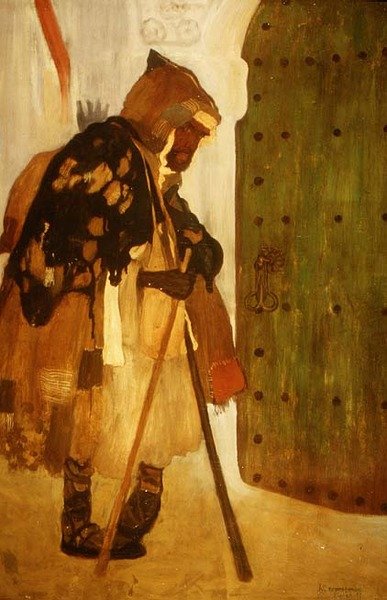 Arabski żebrak autorstwa Henri Jacques Edouard Evenepoel