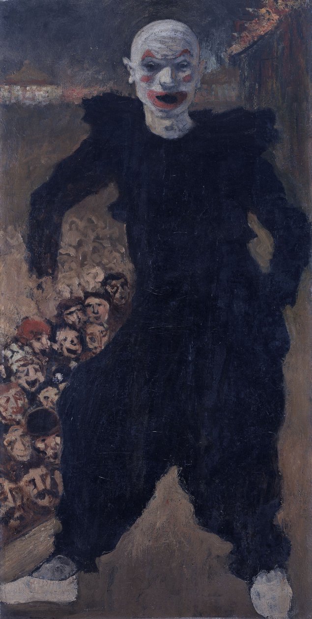 Klaun, ok. 1898-99 (olej na płótnie) autorstwa Henri Jacques Edouard Evenepoel