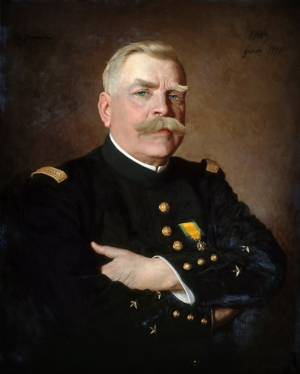 Portret Józefa Joffre 1852-1931, marszałka Francji autorstwa Henri Jacquier