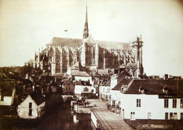 Katedra w Amiens, ok.1851-52 (kalotyp) autorstwa Henri Jean Louis Le Secq
