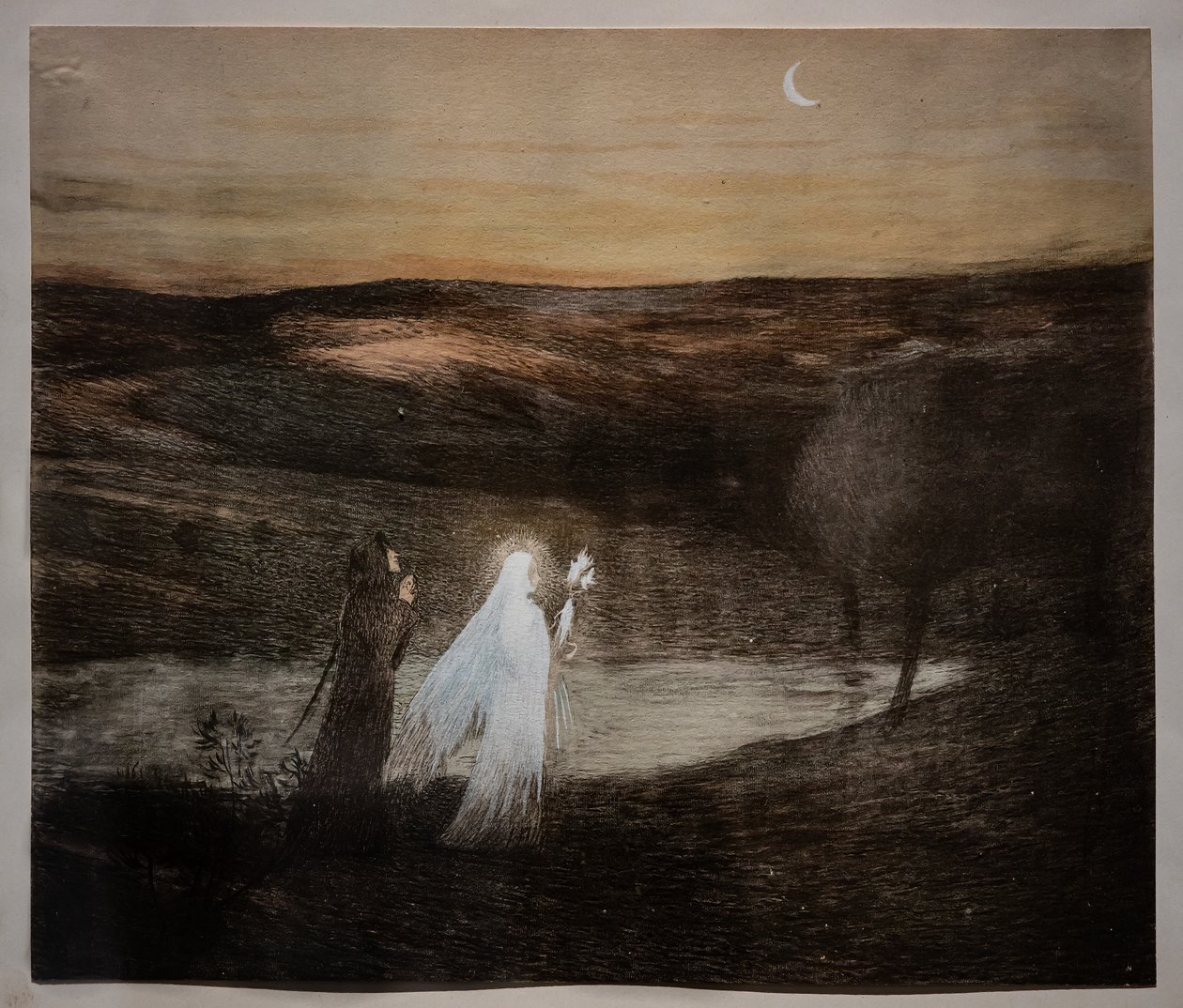Dante spotykający Beatrycze autorstwa Henri Jean Guillaume Martin