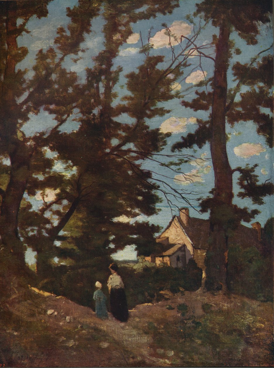 Krajobraz, c1915 autorstwa Henri Joseph Harpignies