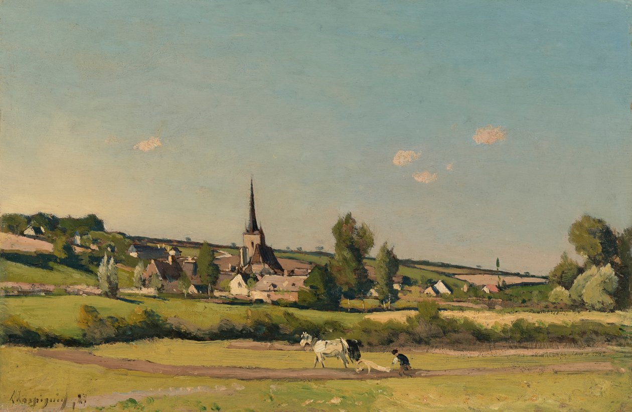 Widok św. Privé autorstwa Henri Joseph Harpignies