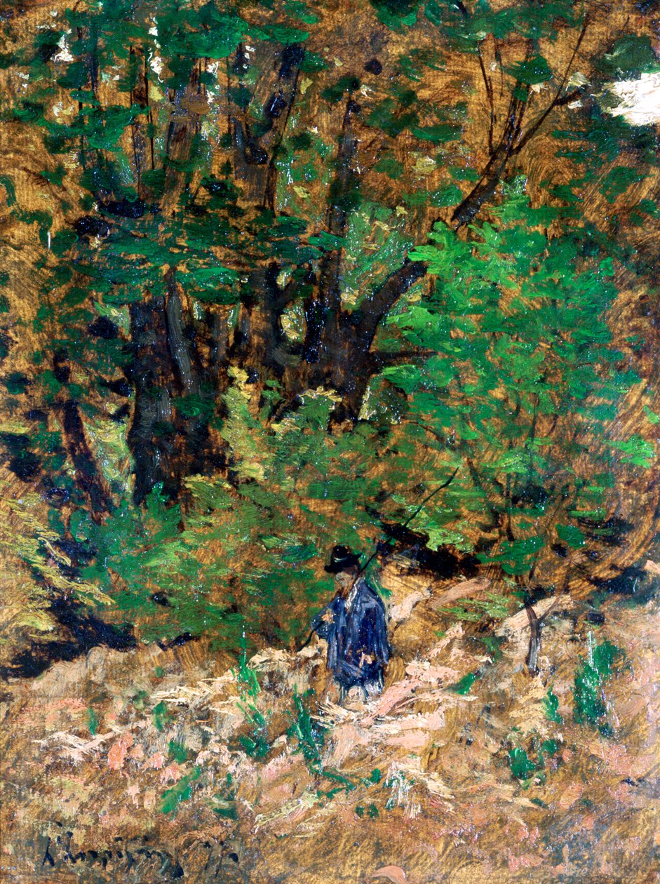 W domu w lesie, ok. 1880 autorstwa Henri Joseph Harpignies