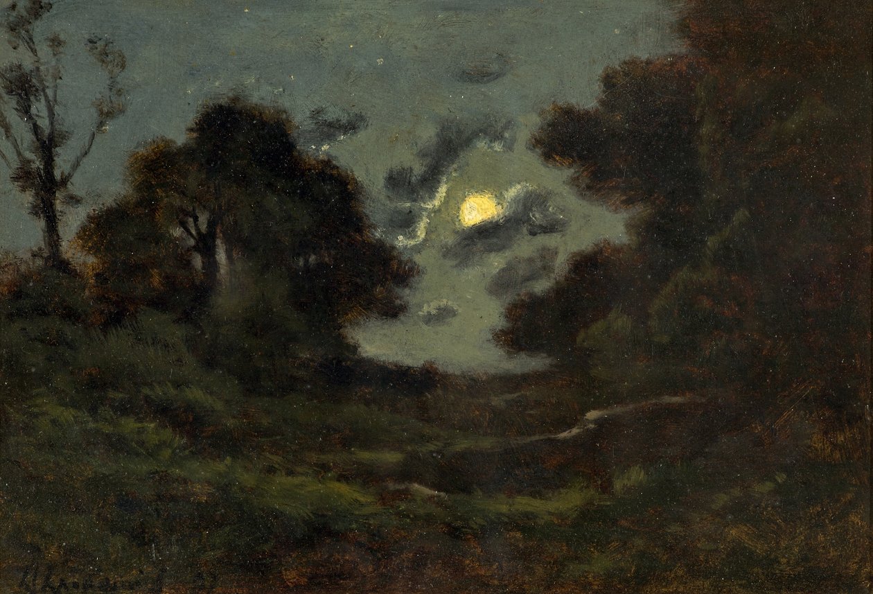 Światło księżyca, 1897 autorstwa Henri Joseph Harpignies