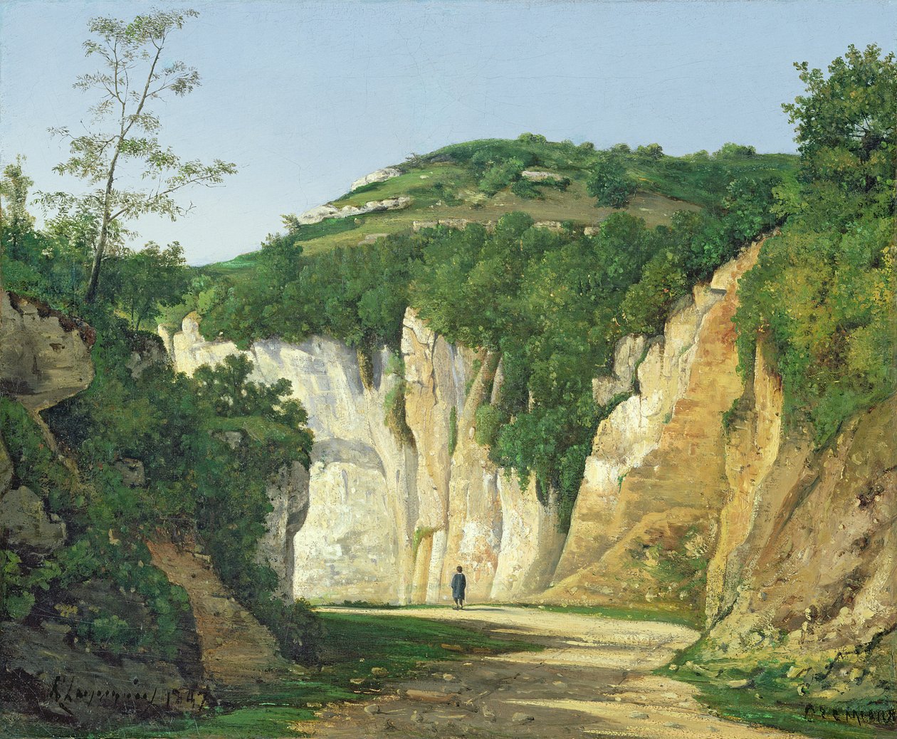 Cremieu, 1847 autorstwa Henri Joseph Harpignies