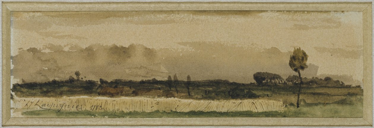 Wrzeciono Drzewo autorstwa Henri Joseph Harpignies