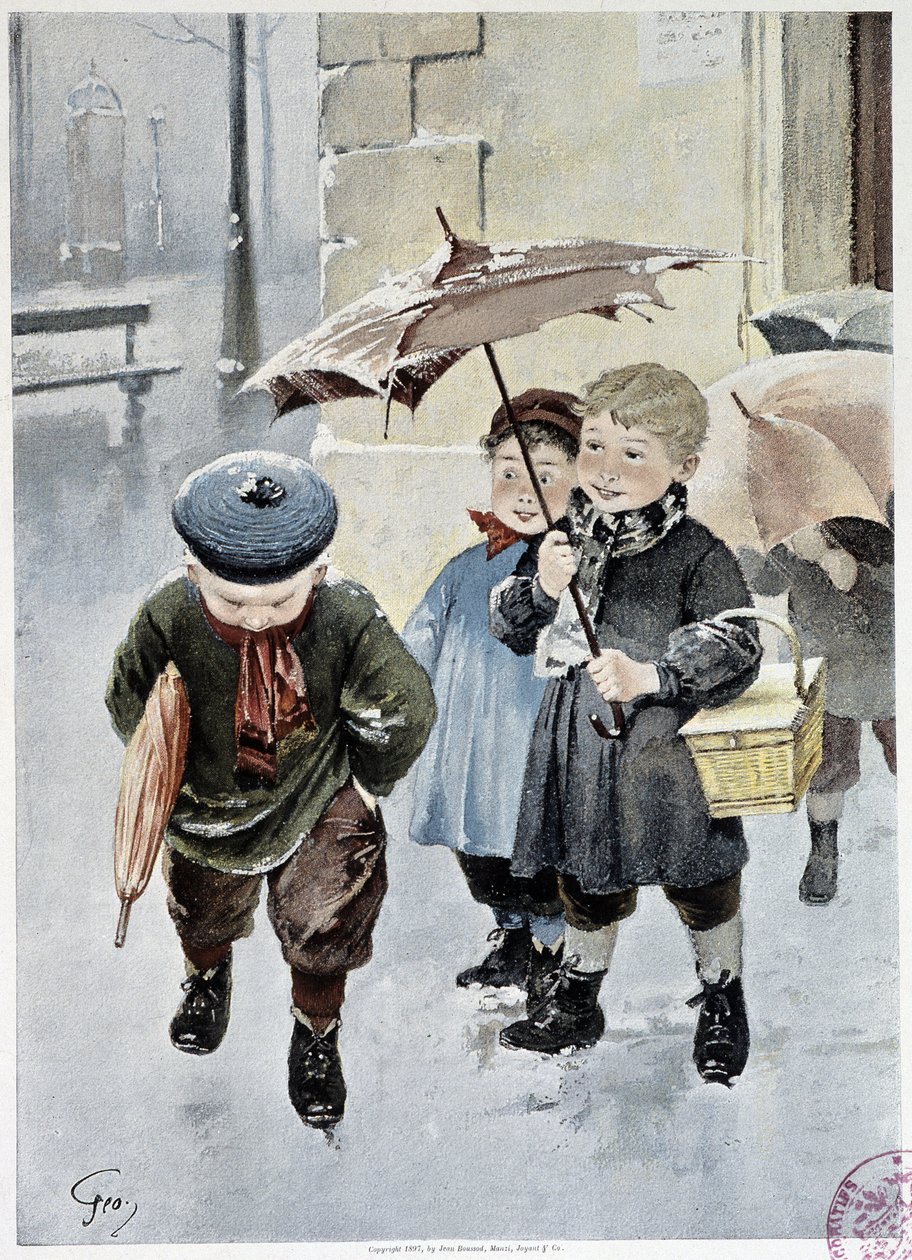 Niezależna – akwarela Geoffroya w „”Le Figaro Illustré””, maj 1901 autorstwa Henri Jules Jean Geoffroy