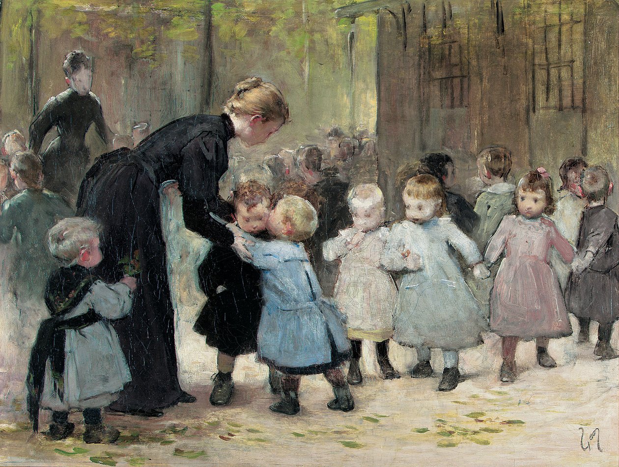 Na placu zabaw autorstwa Henri Jules Jean Geoffroy