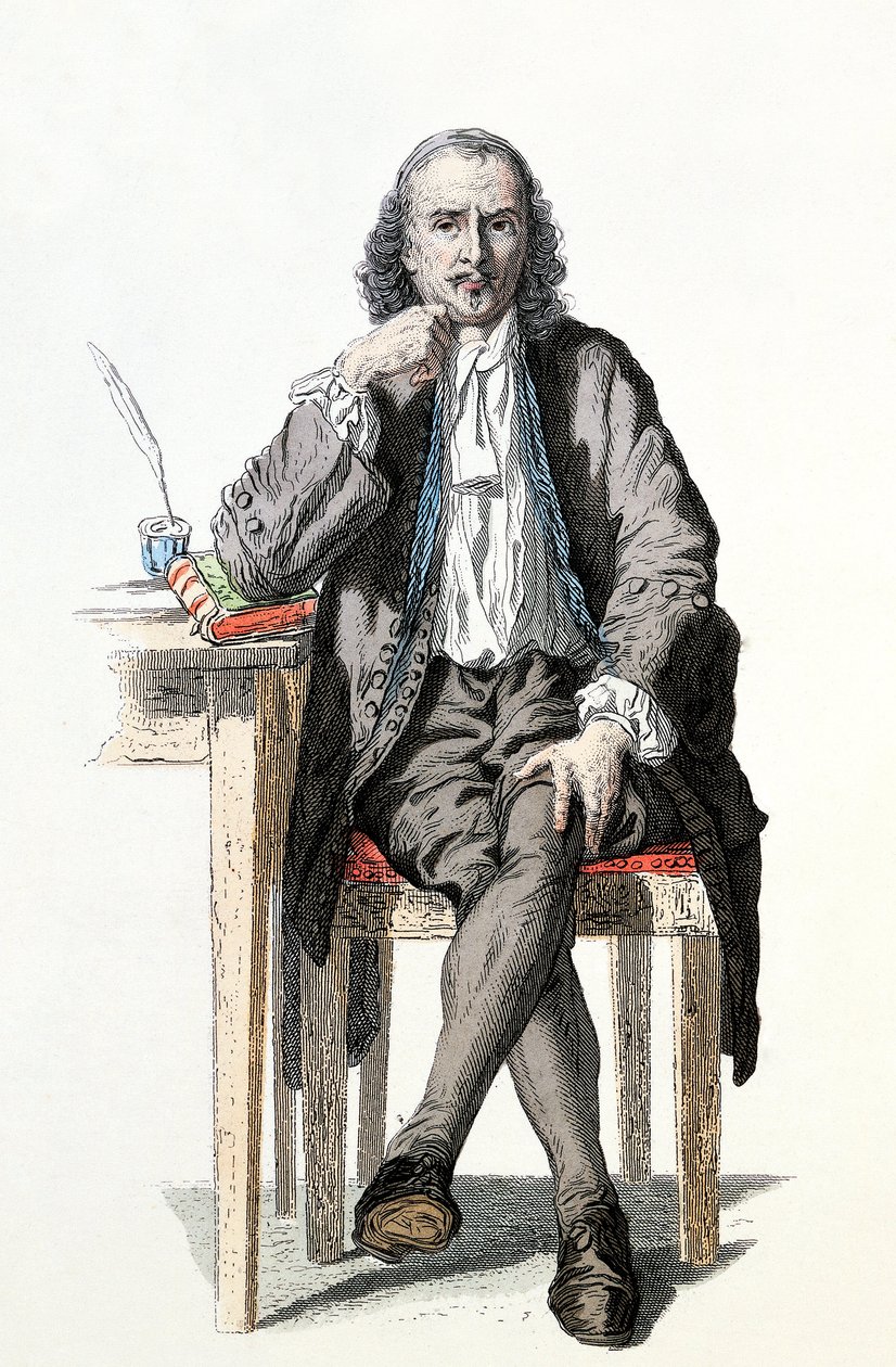 Pierre Corneille (1606-1684) rysuje Geoffroy autorstwa Henri Jules Jean Geoffroy
