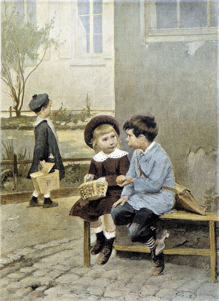 Szkoła: bezpłatna wymiana - Geoffroy autorstwa Henri Jules Jean Geoffroy