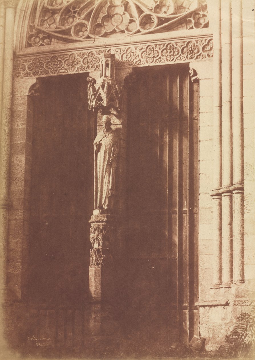 Amiens, Północna Fasada Transeptu autorstwa Henri Le Secq