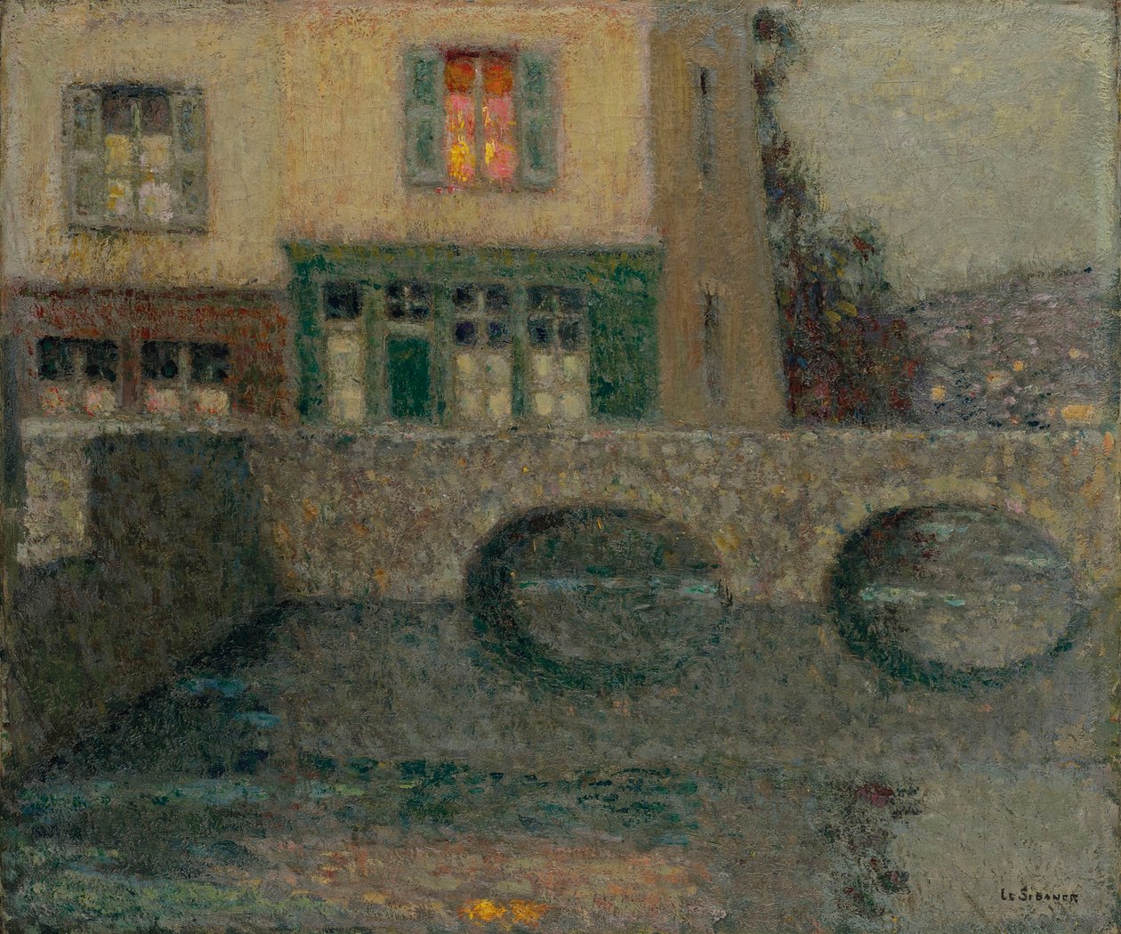 Le Pont, Między 1931 a 1938. autorstwa Henri Le Sidaner