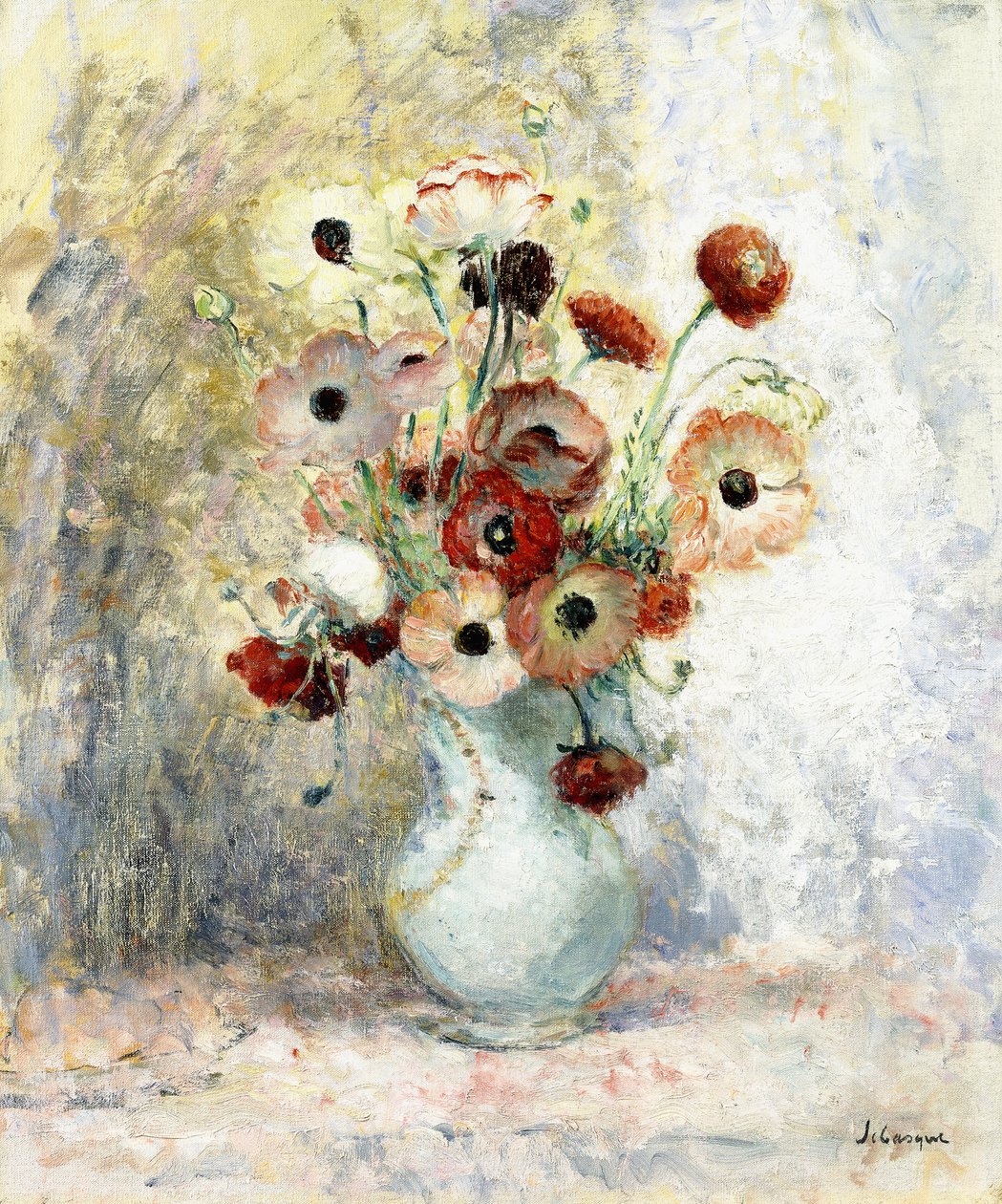 Bukiet Zawilców, autorstwa Henri Lebasque