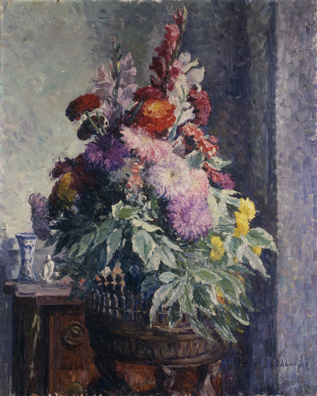 Wnętrze z Bukietem Kwiatów; Wnętrze z Bukietem Kwiatów, autorstwa Henri Lebasque