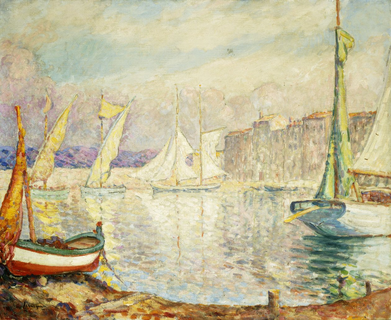 Port Saint Tropez, 1906 autorstwa Henri Lebasque