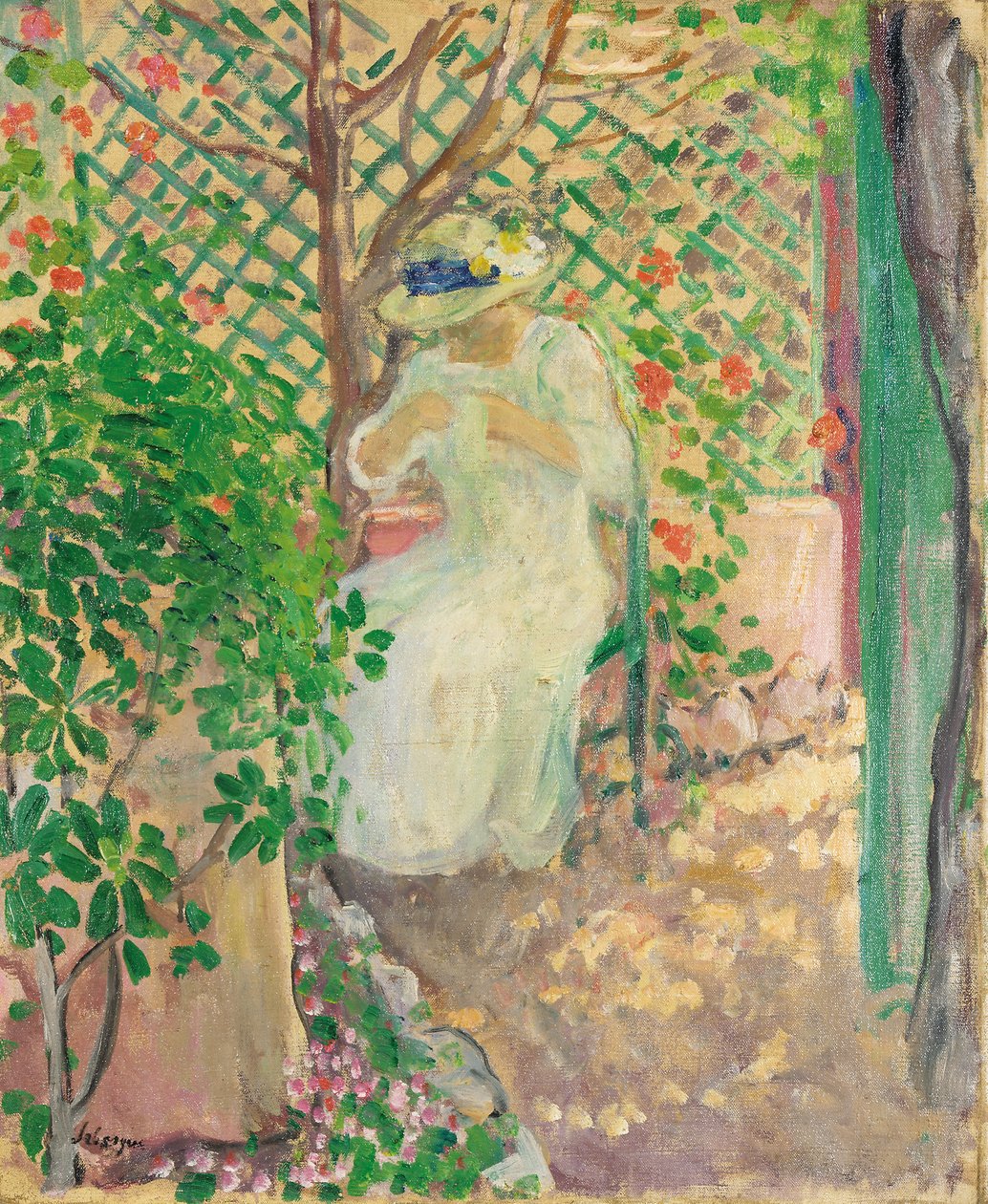Marthe Lebasque w Gloriecie autorstwa Henri Lebasque