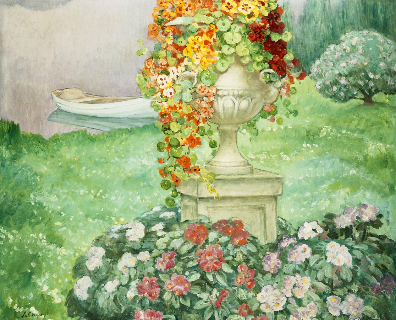 Ogród; Ogród, ok. 1913 autorstwa Henri Lebasque