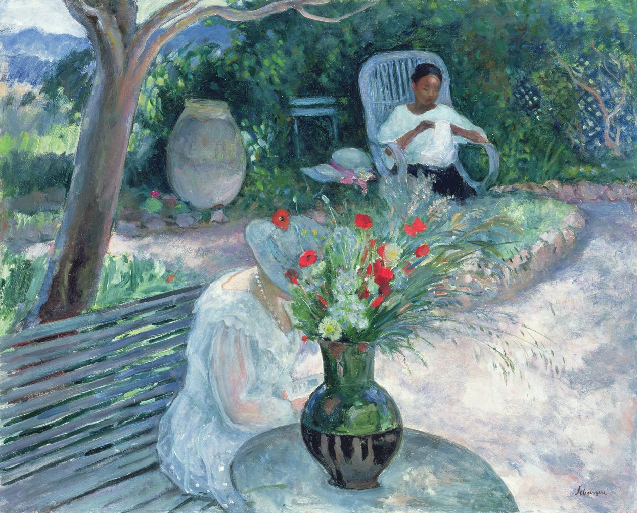 Ogród Pradet, ok. 1923 autorstwa Henri Lebasque