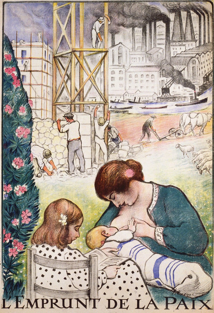 Pożyczka pokoju - plakat Henri Lebasque (1865-1937) autorstwa Henri Lebasque