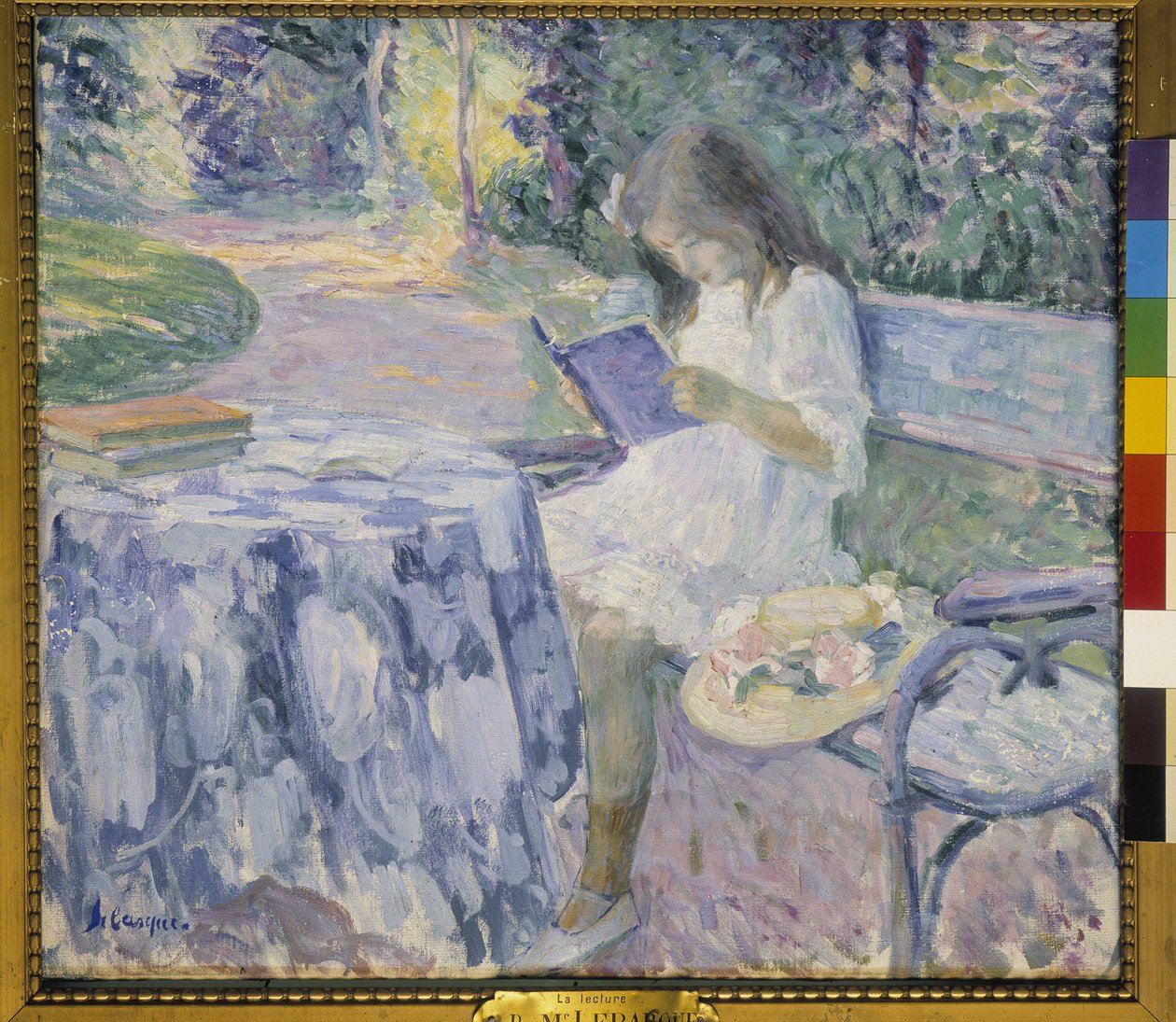 Czytelnik (olej na płótnie) autorstwa Henri Lebasque