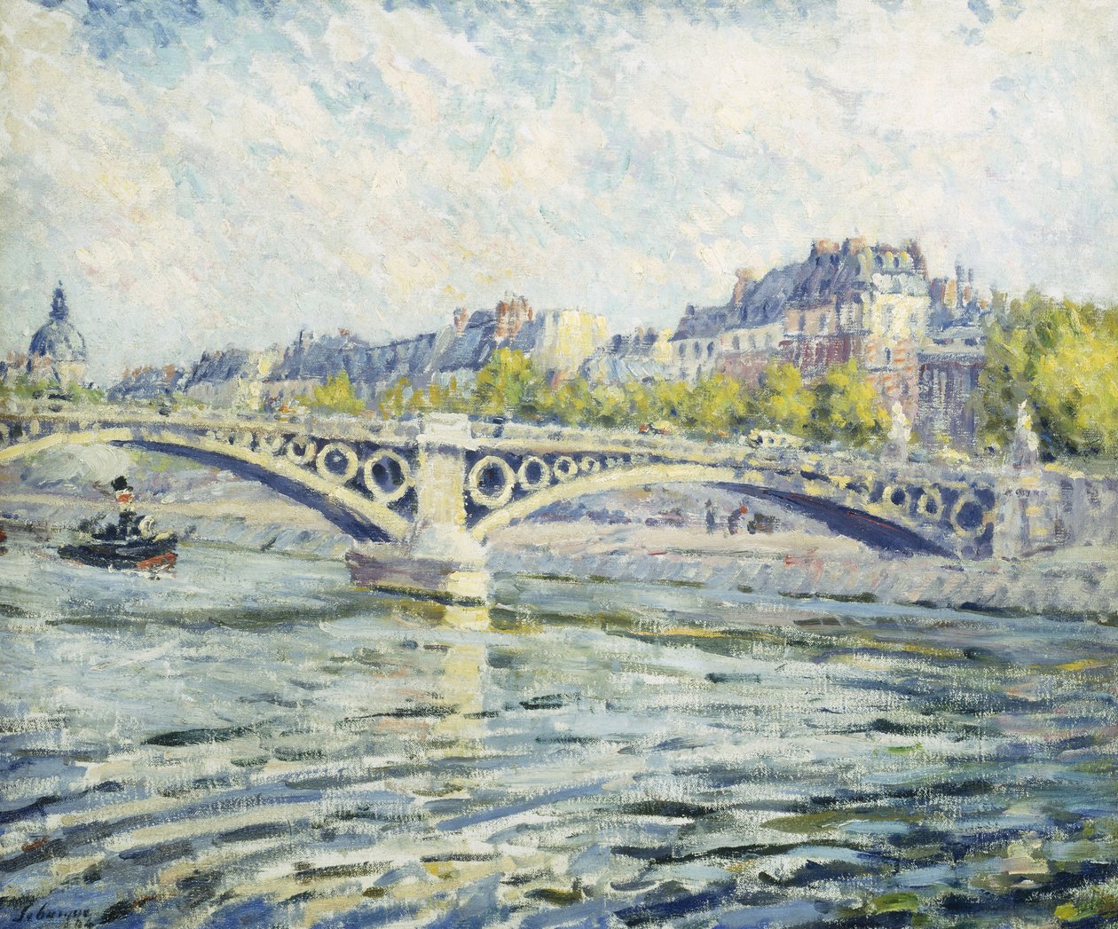 Sekwana, Paryż; Sekwana w Paryżu, 1904 autorstwa Henri Lebasque