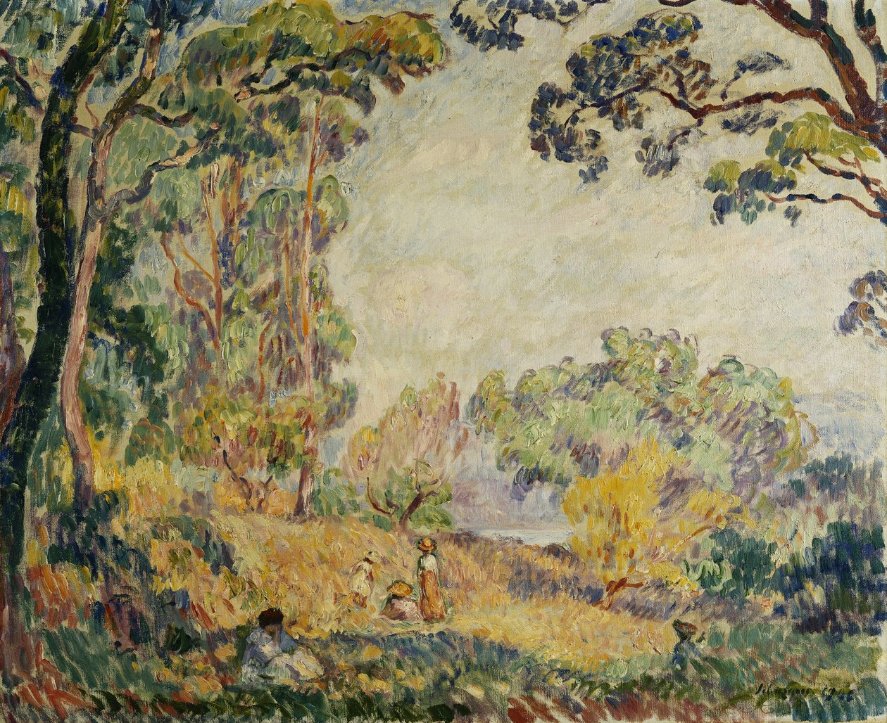 Kobiety i dziewczęta na wsi; Kobiety i dziewczęta na wsi, 1906 autorstwa Henri Lebasque