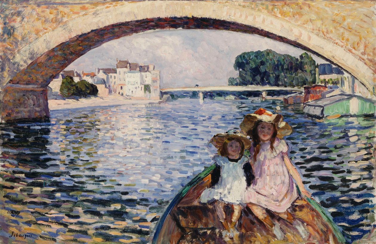Młode dziewczyny na barce; Młode dziewczyny w łodziach, 1903 autorstwa Henri Lebasque
