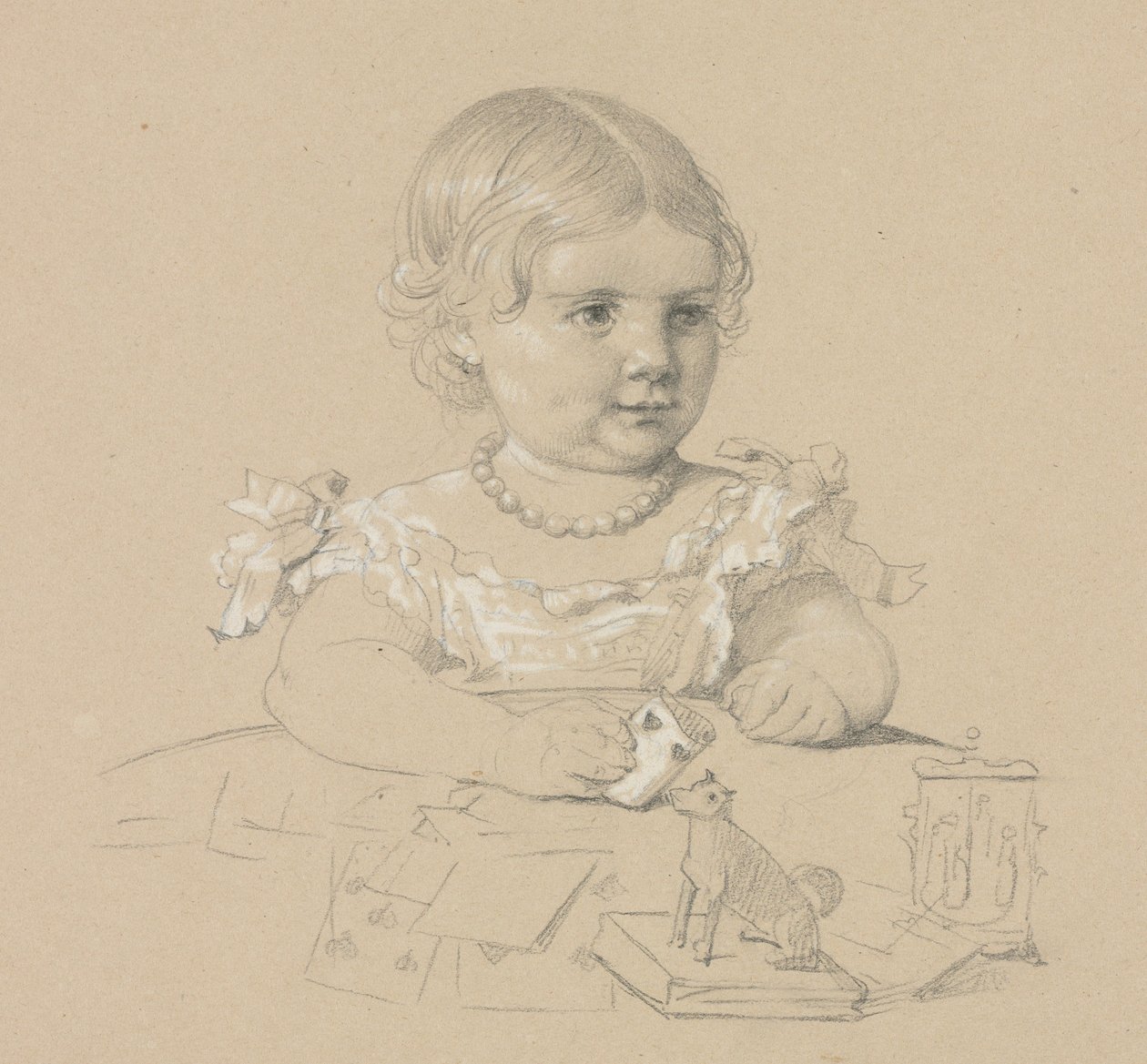 Portret dziecka autorstwa Henri Lehmann